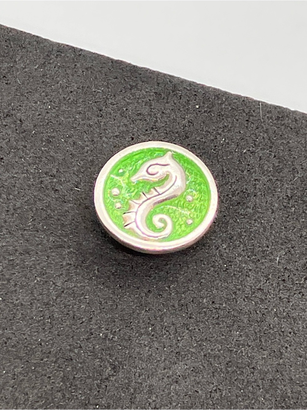 Jewel Pop 925 Seahorse Green Enamel Sterling Silver JewelPop Jewel Pop